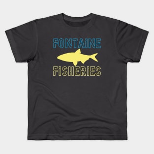 Fontaine Fisheries (Rapture) – Modern Version Kids T-Shirt